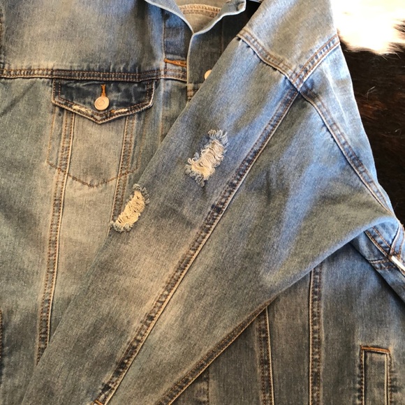 Oversized Active USA Denim Jacket - Picture 5 of 8